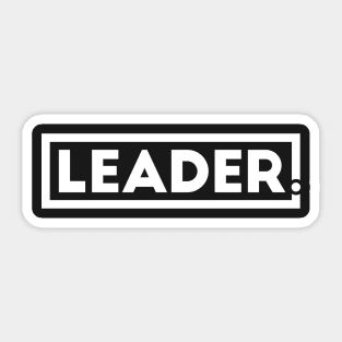 Leader Sticker